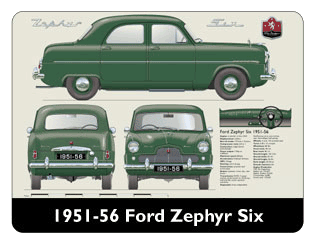 Ford Zephyr Six 1951-56 Mouse Mat